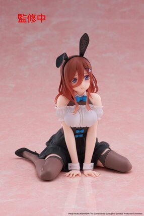 The Quintessential Quintuplets 3 PVC Prize Figure - Desktop Cute Figure Miku Nakano (Bunny Ver.)