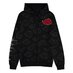 Preorder: Naruto Shippuden Zipper Hoodie Sweater Akatsuki all over Size L