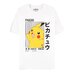 Pokemon T-Shirt White Pikachu Size L