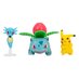 Preorder: Pokémon Battle Figure Set 3-Pack Pikachu #2, Horsea, Ivysaur 5 cm