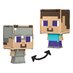 Preorder: Minecraft Flippin Action Figure Steve & Steve in Iron Armor