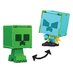 Preorder: Minecraft Flippin Action Figure Creeper & Charged Creeper