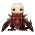 Preorder: House of the Dragon POP! Rides Deluxe Vinyl Rhaenys Targaryen with Meleys 9 cm
