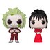 Preorder: Beetlejuice 2 POP! Animation Vinyl Figures 2-Pack Beetlejuice & Lydia Deetz 9 cm