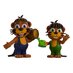 Preorder: Chipper & Sons Lumber Co. Vinyl Figure Chipper and Tyke 11 cm