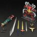 Preorder: Amakuni Kizin Diecast Action Figure Accessory Set Option Parts Set Great Might Gaine