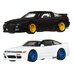 Hot Wheels Premium Car Culture Diecast Vehicle 2-Pack 1/64 96 Nissan 180SX Type X & Nissan SilEighty