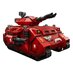 Preorder: Warhammer 40k Action Figure 1/18 Blood Angels Predator Annihilator with Twin Lascannons 26 cm