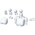 Megami Device M.S.G. Model Kit Accesoory Set 01 Tops Set White