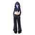 Gridman Universe Zozo Black Collection PVC Figure - Rikka Takarada