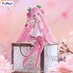 Hatsune Miku Noodle Stopper PVC Prize Figure - Sakura Miku 2024 Pearl Color Ver.