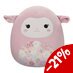 Preorder: Squishmallows Plush Figure Pink Lamb with Floral Ears and Belly Lala 30 cm