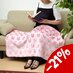 Preorder: Kikis Delivery Service Opalised Blanket Jiji silhouette 70 x 100 cm