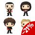 Queen POP! TV Vinyl Figure 4-Pack Radio Gaga 9 cm