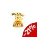 Preorder: Kirby DieCast Statue We Love Kirby Gold Edition 10 cm