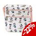 Disney by Loungefly Passport Bag Pastel Minnie Mickey AOP