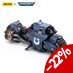 Warhammer 40k Vehicle 1/18 Ultramarines Outrider Bike 22 cm