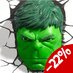 Marvel 3D LED Light Hulk Face 3D