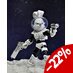 Preorder: Usagi Yojimbo Action Figure Space Usagi Yojimbo Black & White Figure 18 cm