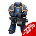 Preorder: Warhammer The Horus Heresy Action Figure 1/18 Ultramarines Legion MKIII Tactical Support Squad Legionary with Heavy Bolter 20 cm