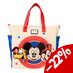 Preorder: Disney by Loungefly Backpack and Tote Bag Mickey and friends