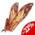 Preorder: Godzilla x Kong: The New Empire Action Figure Mothra with Jiva 15 cm