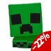 Minecraft Squishy Glo Silicon Light Creeper 15 cm