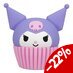 Preorder: Sanrio Squishy Glo Silicon Light Kuromi 15 cm