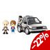 Preorder: Back to the Future Q-Village Vehicle with mini-figures Time Machine 9 cm
