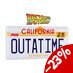 Back To The Future Replica 1/1 ´Outatime´ DeLorean License Plate