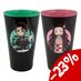 Preorder: Demon Slayer Drinking Glasses 2-Pack Tanjiro & Nezuko 473 ml