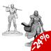 Preorder: D&D Nolzur's Marvelous Miniatures Unpainted Miniatures 2-Pack Orc Fighter Female