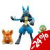 Preorder: Pokémon Battle Figure Set 3-Pack Snivy, Pawmi, Lucario 5 cm
