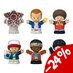 Stranger Things Fisher-Price Little People Collector Mini Figures 6-Pack Castle Byers 7 cm