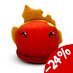 Preorder: Slime Rancher Plush Figure Fire Slime Stickie 15 cm