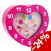 Preorder: Sanrio Wall Clock Hello Kitty Heart Shaped