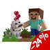 Preorder: Minecraft Vinyl Figure Taming a Wolf 10 cm