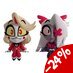 Preorder: Hazbin Hotel Vinyl Figures Charlie & Vaggie Monitor Buddiez