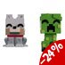 Preorder: Minecraft Vinyl Figures Wolf and Creeper Monitor Buddiez