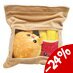 Preorder: Yummis Together Plush Figures 2 Pack Burger & Fries in Take Away Bag 21 cm