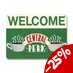Friends Tin Sign Central Perk Welcome 15 x 21 cm