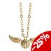 Harry Potter Necklace with Pendant Golden Snitch