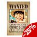 Preorder: One Piece Wall Banner Luffy Wanted 120 x 85 cm