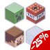 Minecraft Coaster 4-Pack