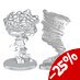 Preorder: Pathfinder Deep Cuts Unpainted Miniatures Living Thunderclap & Living Whirlwind