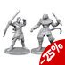 Preorder: Pathfinder Deep Cuts Unpainted Miniatures Elf Hunter & Catfolk Bandit