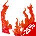 Preorder: The Simple Effect Parts for Figures Flames: Red