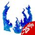 Preorder: The Simple Effect Parts for Figures Flames: Blue