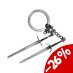 Preorder: The Witcher III: Wild Hunt Keychain Geralt Two Swords