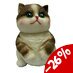 Preorder: Fun Maker Squishy Fidget Toy Dark Brown Cat 11 cm